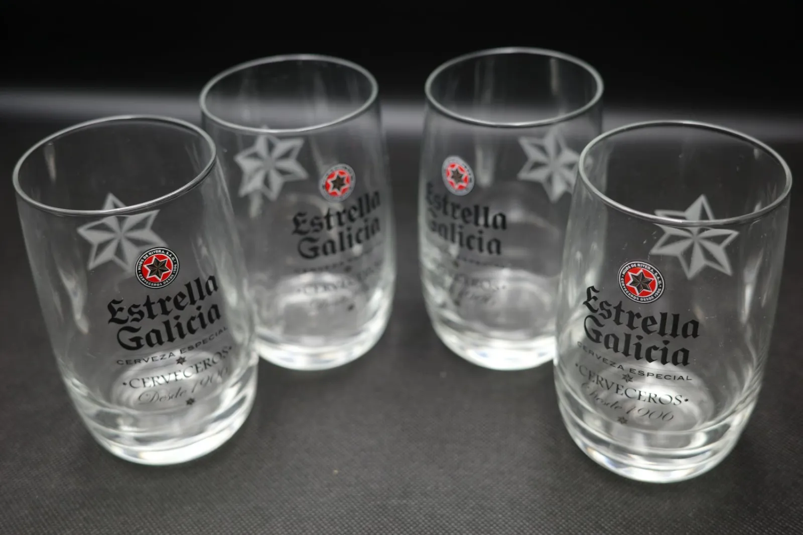 Estrella Galecia Lager Beer Glasses 