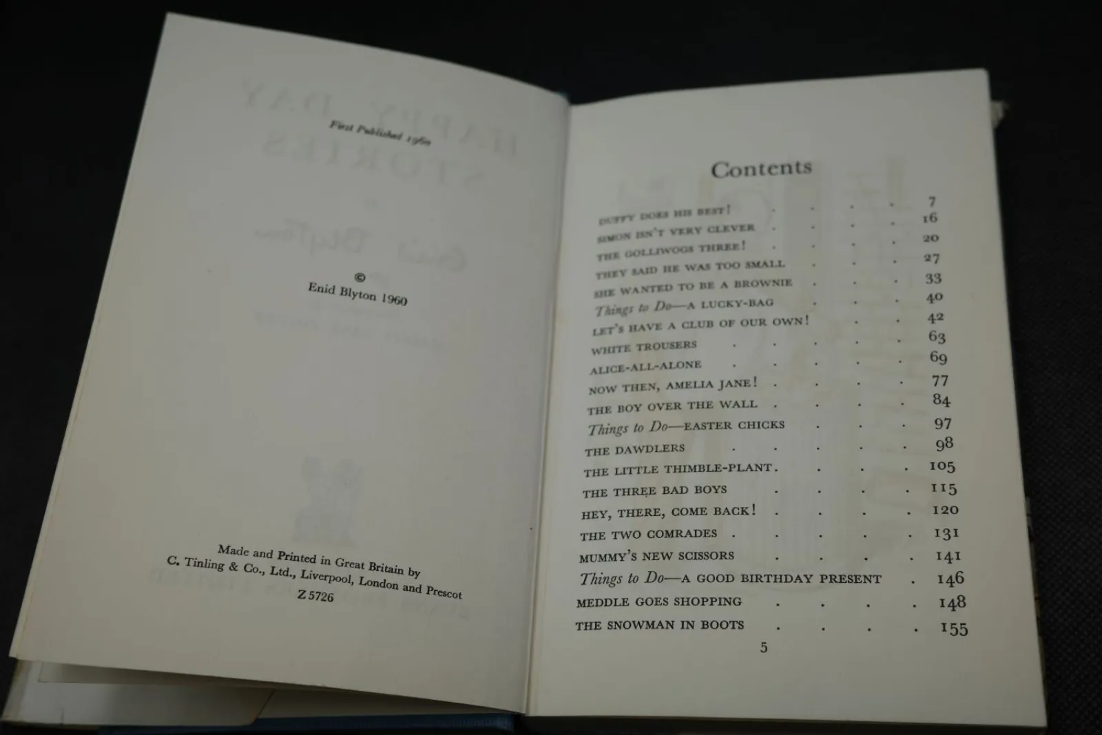 Happy Days Stories First Print