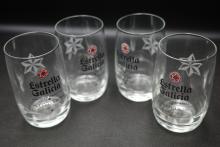 Estrella Galecia Lager Beer Glasses 